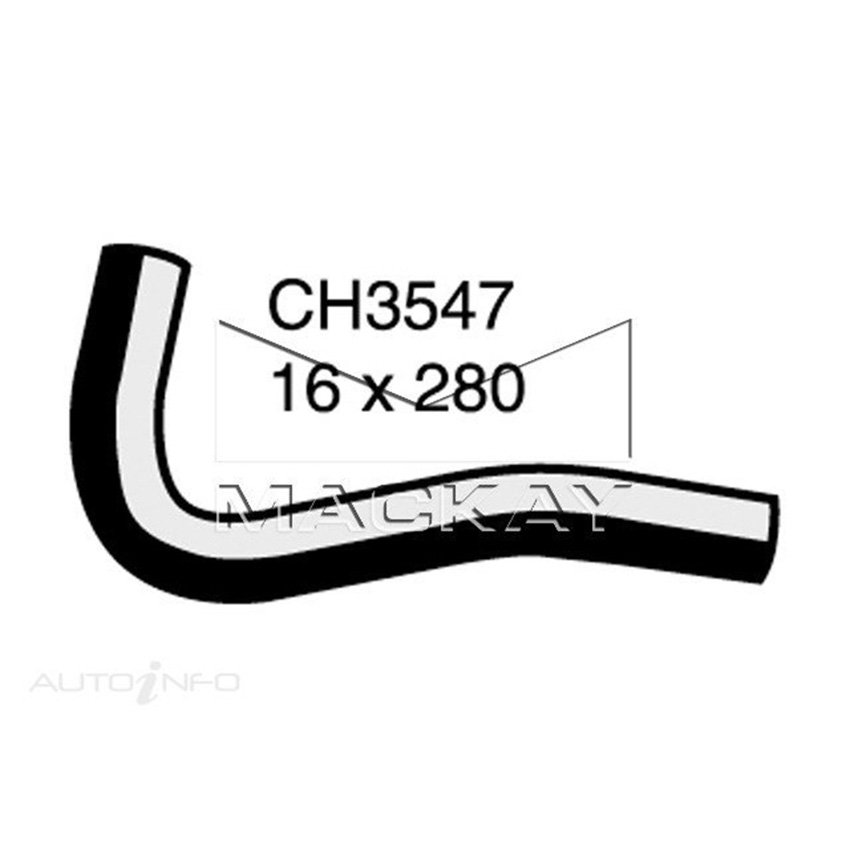 Mackay Heater Hose For Toyota LandCruiser HJ61R 4.0L Turbo Diesel Manual & Auto