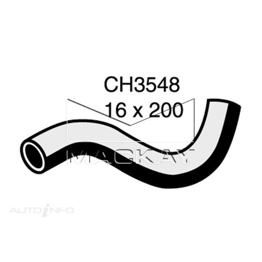 Mackay Heater Hose For Toyota LandCruiser FZJ80R 4.5L Petrol Manual & Auto