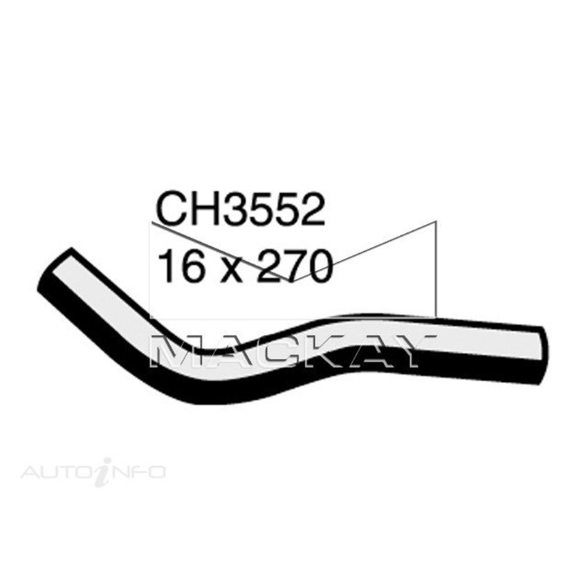 Mackay Heater Hose For Toyota LandCruiser HJ61R 4.0L Turbo Diesel Manual CH3552