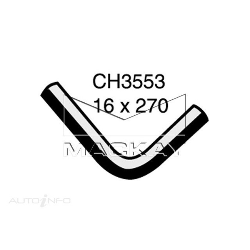 Mackay Heater Hose For Toyota LandCruiser HJ61R 4.0L Turbo Diesel Manual & Auto
