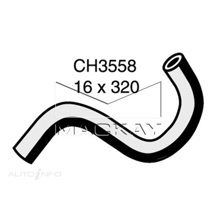 Mackay Heater Hose For Toyota LandCruiser HJ75R 4.0L Diesel Manual & Auto