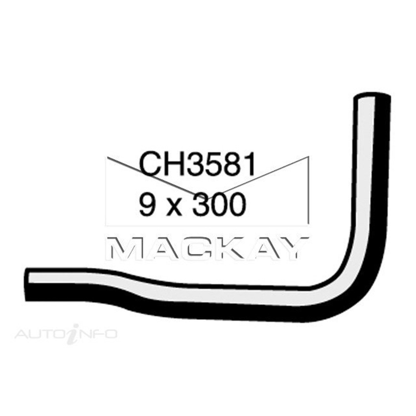Mackay Engine By Pass Hose For Mitsubishi Pajero NH 3.0L V6 Petrol Manual / Auto