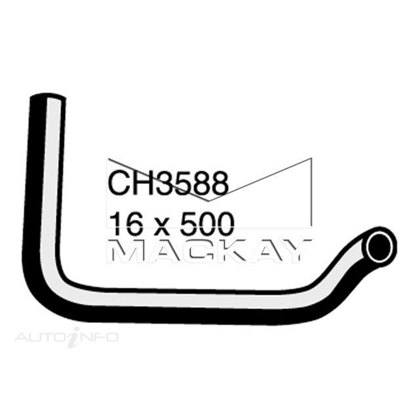 Mackay Heater Hose For Mitsubishi Pajero NG 3.0L V6 Petrol Manual / Auto 