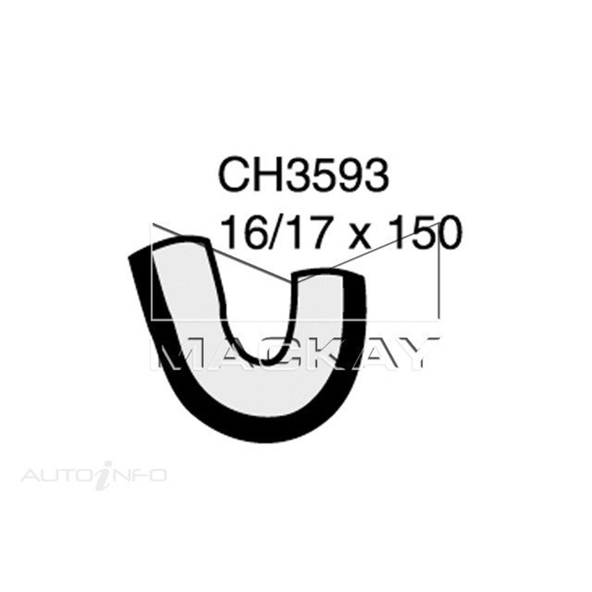 Mackay Engine By Pass Hose For Holden Rodeo KB 2.2L Diesel Manual / Auto CH3593