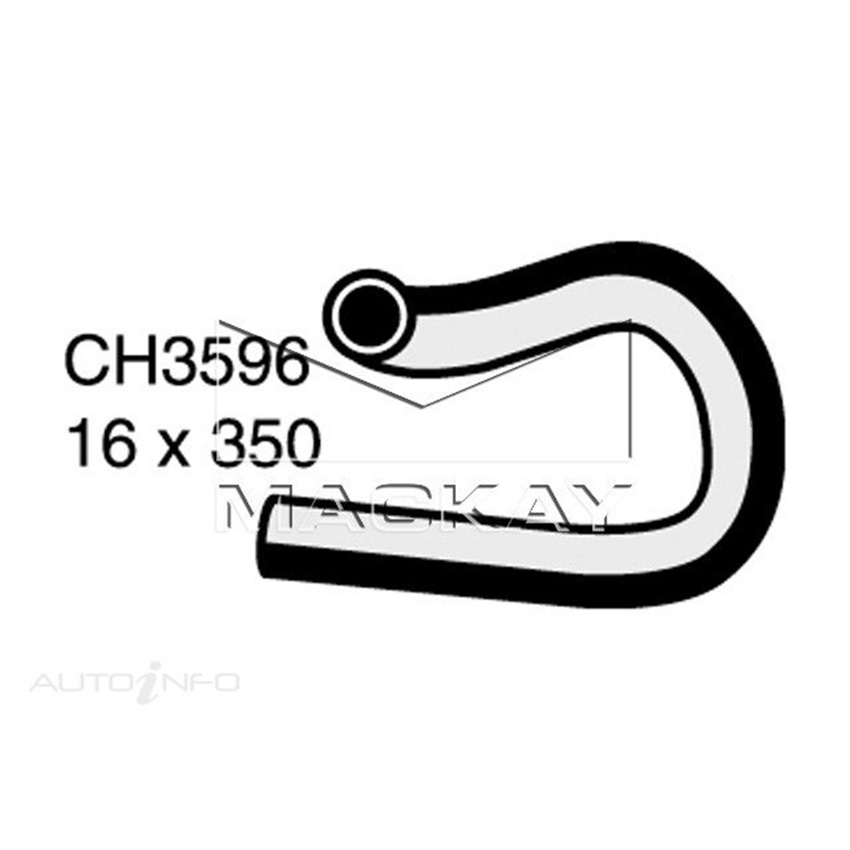 CH3596 Heater Hose for Holden Rodeo TF 2.5L I4 Diesel Manual / Auto Mackay