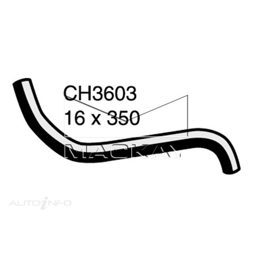 Heater Hose for Holden Rodeo TF 2.8L I4 Turbo Diesel Manual / Auto Mackay
