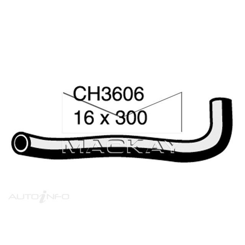 CH3606 Heater Hose for Holden Rodeo TF 2.6L I4 Petrol Manual / Auto Mackay