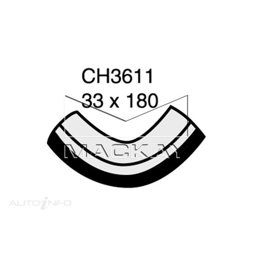 Mackay Radiator Lower Hose For Nissan Navara D22 3.2L Diesel Man & Auto CH3611