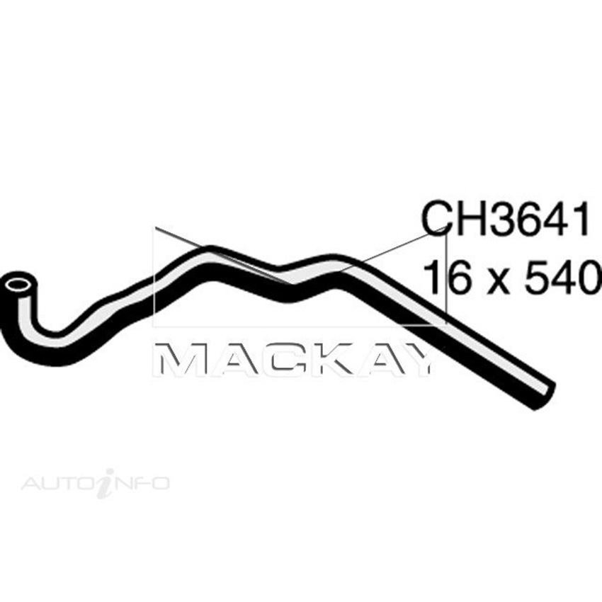 Mackay Heater Hose For Nissan Patrol GU 4.8L Petrol Manual & Auto  CH3641