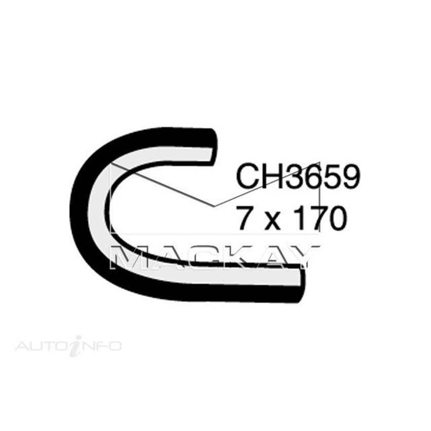 CH3659 Engine By Pass Hose for Mazda 323 BG - 1.3L I4 Petrol - Manual & Auto