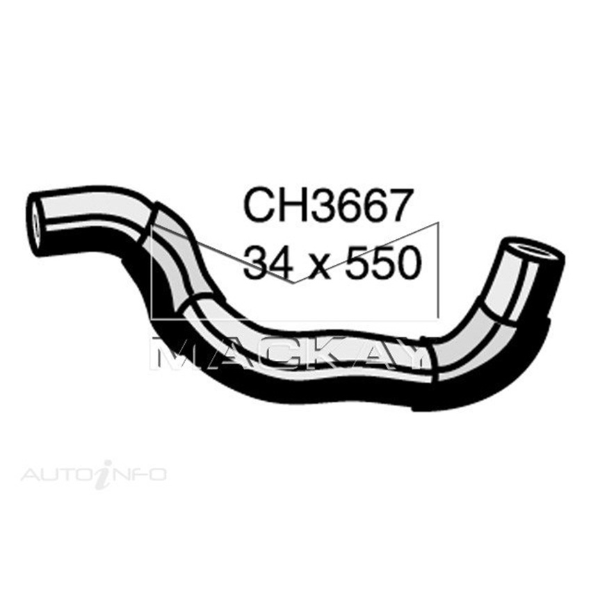 Mackay Radiator Upper Hose For Nissan Navara D22 2.4L Petrol Man/ Auto