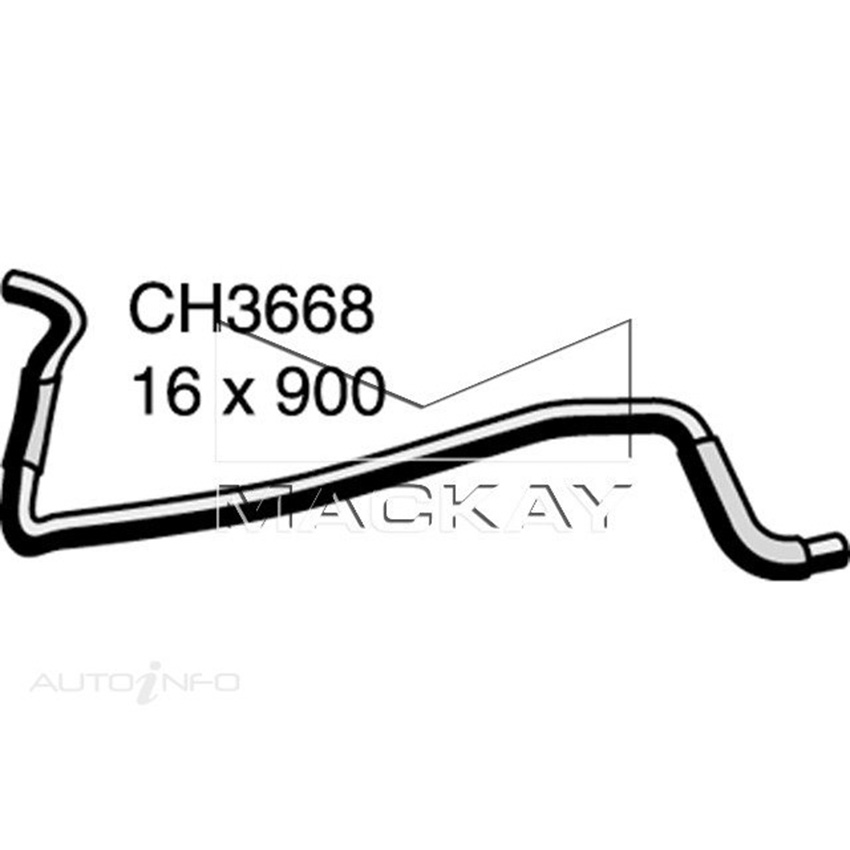 CH3668 Heater Hose for Nissan Navara D21 2.7L I4 Diesel Manual & Auto Mackay