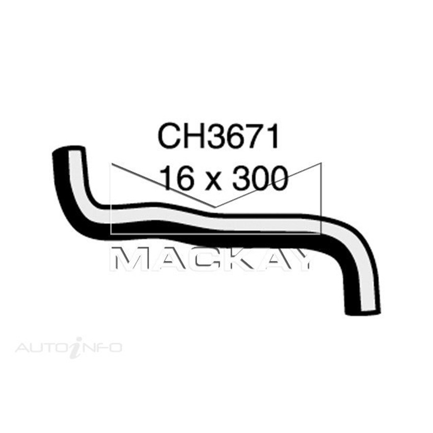 CH3671 Heater Hose for Nissan Patrol GQ 4.2L I6 Petrol Manual & Auto Mackay