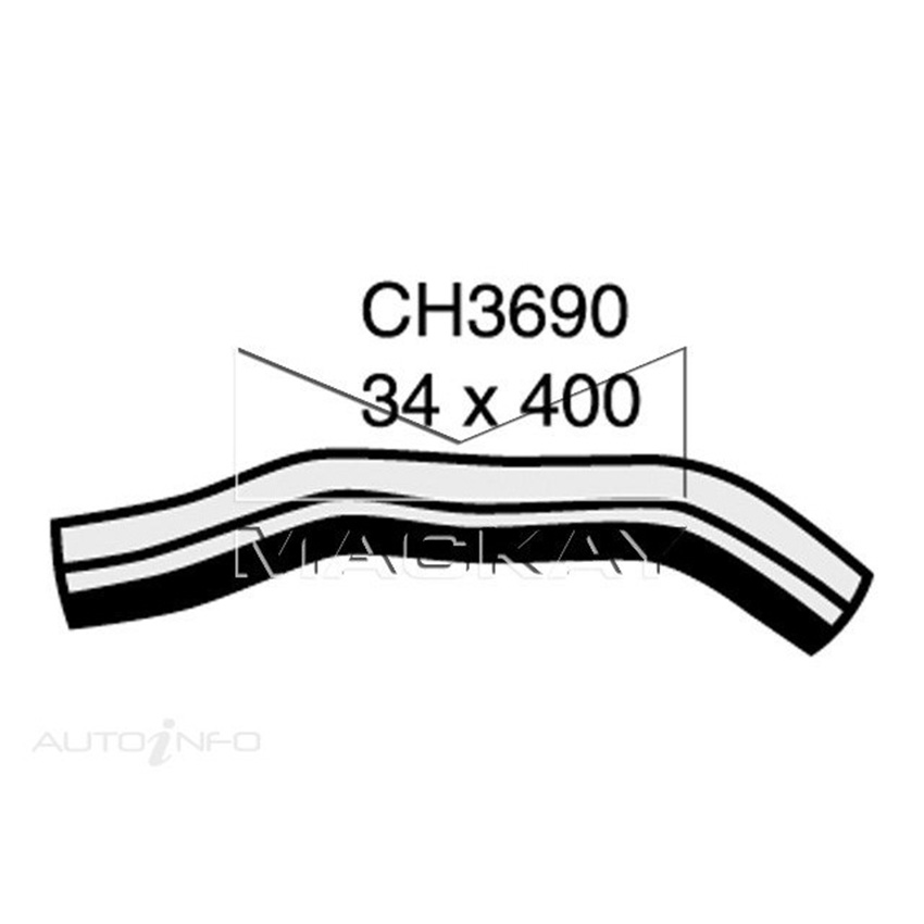 Mackay Radiator Upper Hose For Eunos 800 . 2.5L V6 Petrol Manual/Auto CH3690