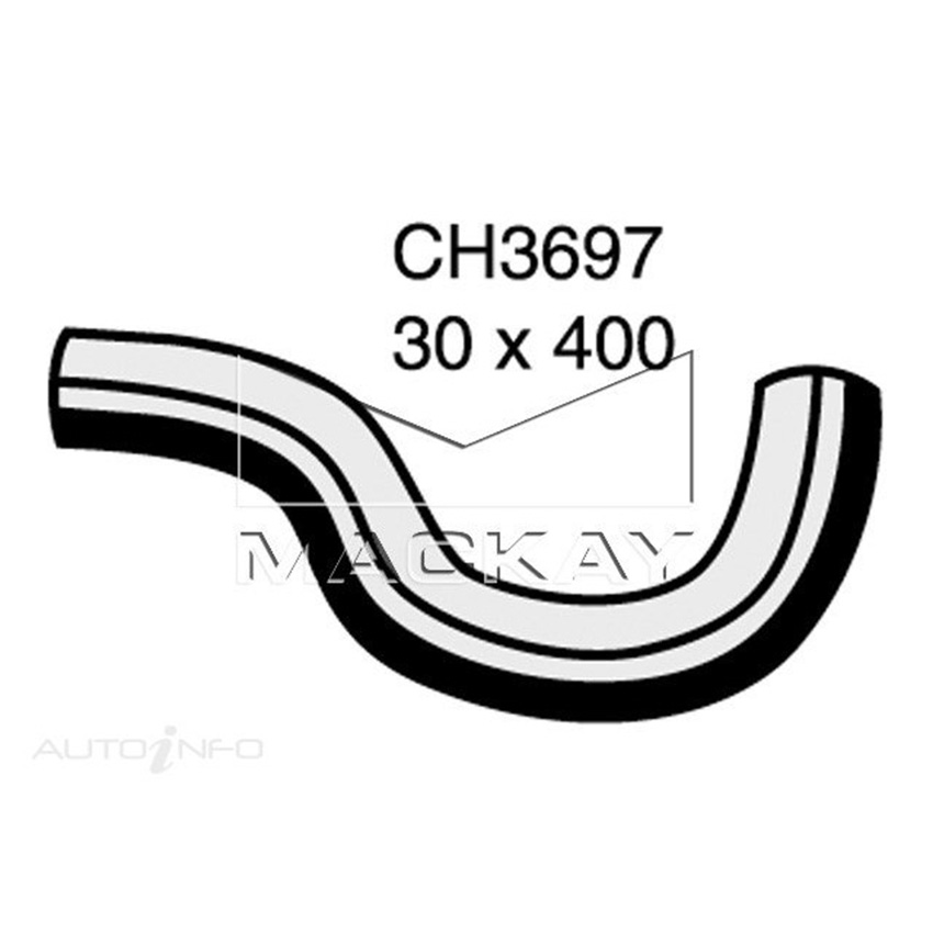 Mackay Radiator Upper Hose For Honda Integra DA 1.8L Petrol Manual/Auto CH3697