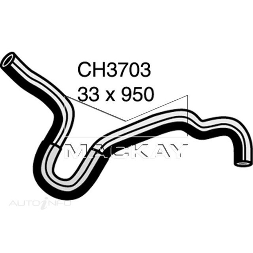 Mackay Lower Radiator Lower Hose For Nissan Patrol GU 4.8L I6 Manual/Auto-CH3703