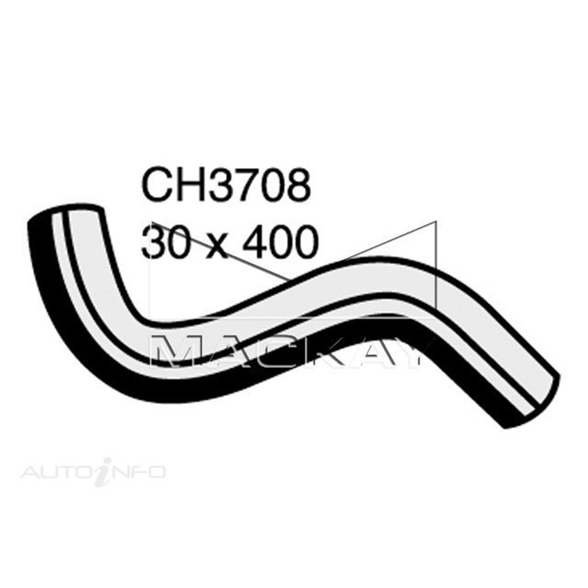 Mackay CH3708 Radiator Upper Hose For Honda Prelude BB 2.2L I4 Ptl Manual/Auto