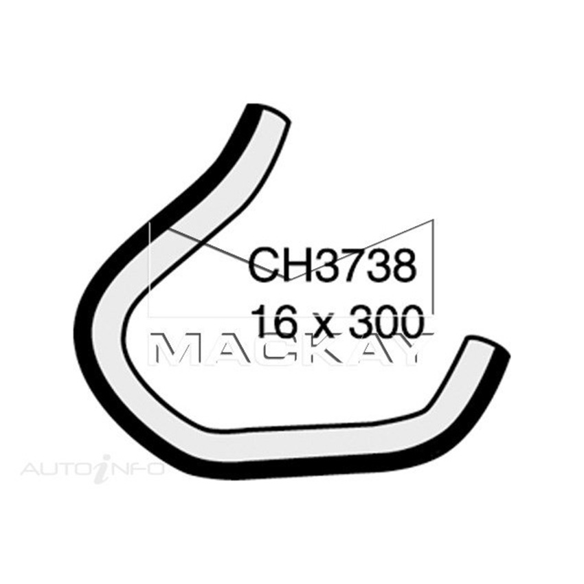 Mackay Heater Hose For Toyota LandCruiser KZJ120R 3.0L Turbo Diesel Manual /Auto