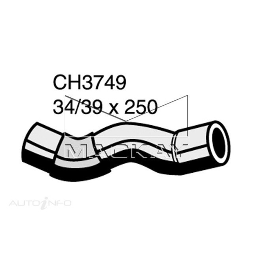 CH3749 Top Hose for Nissan 300ZX 3.0 Litre Twin Turbo Mackay