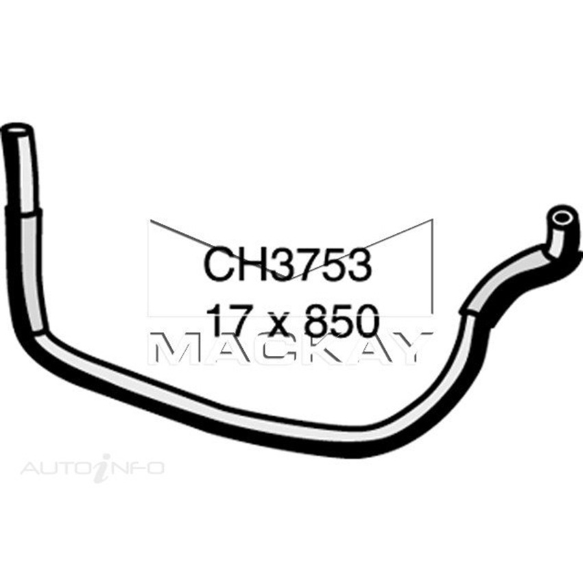 Mackay Heater Hose For Toyota LandCruiser GRJ120R 4.0L V6 Petrol Manual & Auto