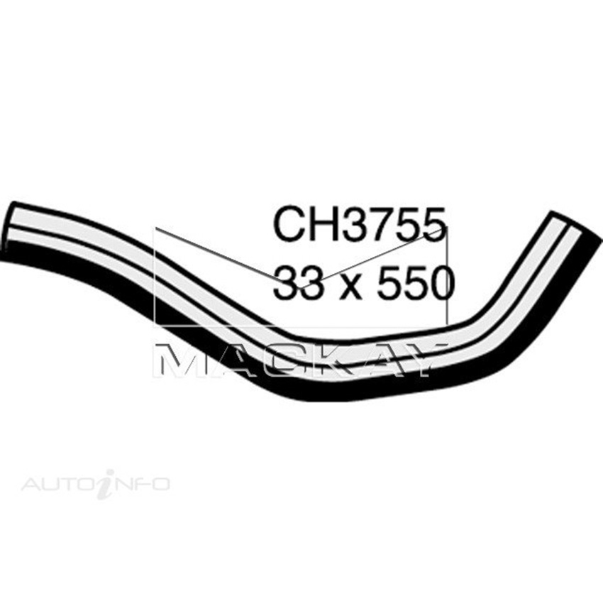 Mackay Radiator Lower Hose For Toyota LandCruiser GRJ120R 4.0L V6 Petrol Manual
