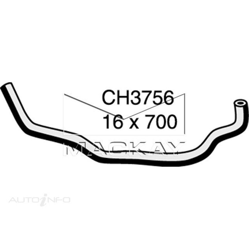 Mackay Heater Hose For Toyota LandCruiser GRJ120R 4.0L V6 Petrol Manual & Auto