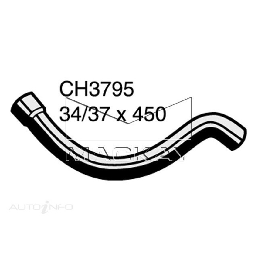 Mackay CH3795 Radiator Upper Hose For BMW 318i E36 1.8L I4 Petrol Manual/Auto