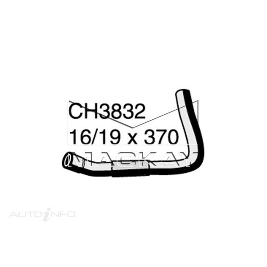 CH3832 Heater Hose for Holden Rodeo RA 3.5L V6 Petrol Manual / Auto Mackay