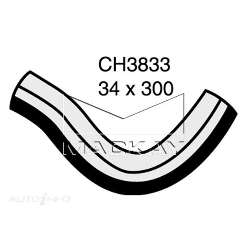 Mackay CH3833 Radiator Upper Hose For Kia PREGIO 3VRS CT 2.7L I4 Diesel Man&Auto