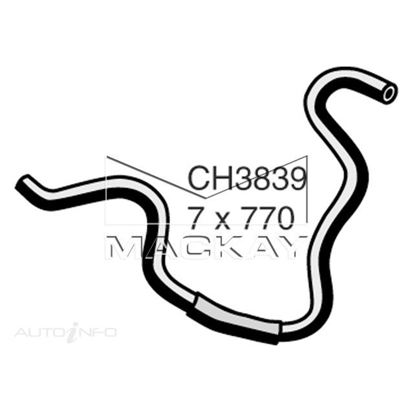 CH3839 Bypass Hose for Mazda 3 Bk 2.0 Litre Lfde Dohc