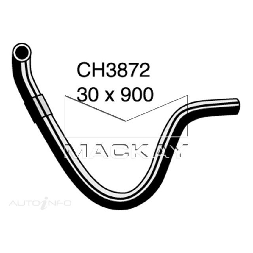 Mackay CH3872 Radiator Lower Hose For Honda Prelude Bb 2.2L I4 Ptl Manual & Auto