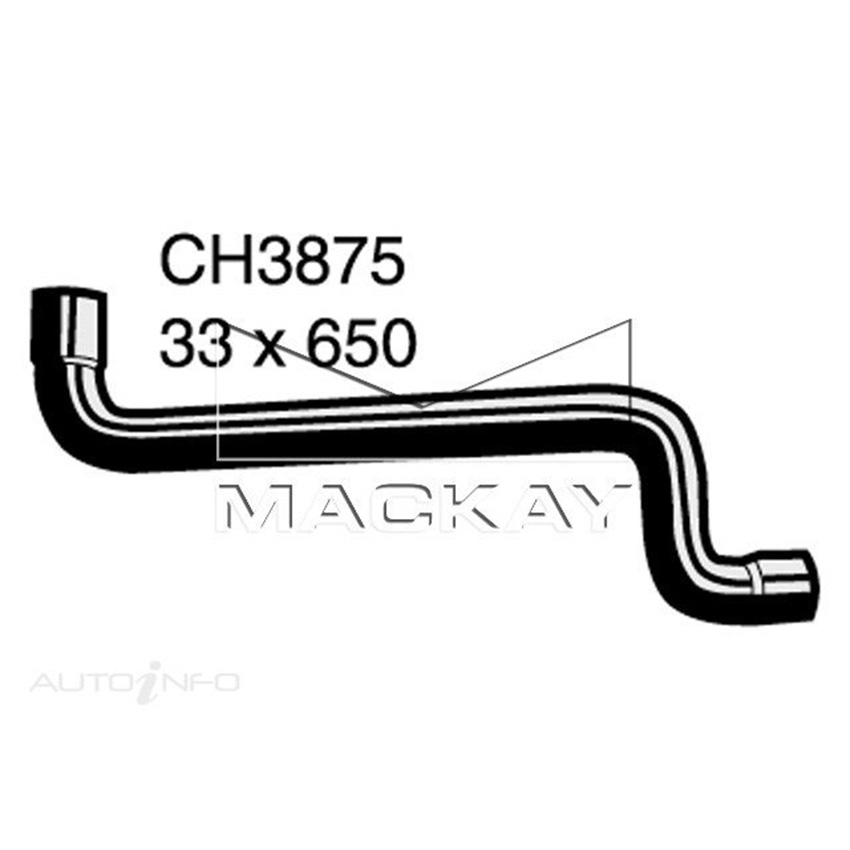 Mackay CH3875 Radiator Upper Hose For Saab 95 . 2.3L I4 Turbo Petrol Manual/Auto