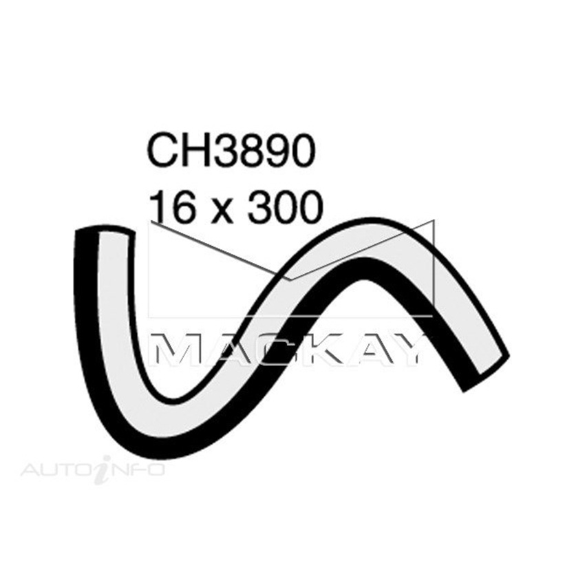 Mackay Heater Hose For Mitsubishi Triton MH 2.5L Turbo Diesel Manual / Auto