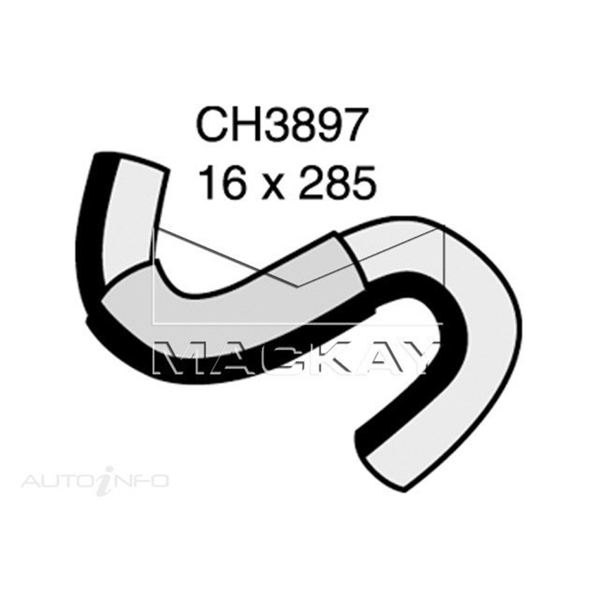 CH3897 Heater Hose for Mitsubishi Triton MJ 2.5L I4 Turbo Diesel Manual / Auto