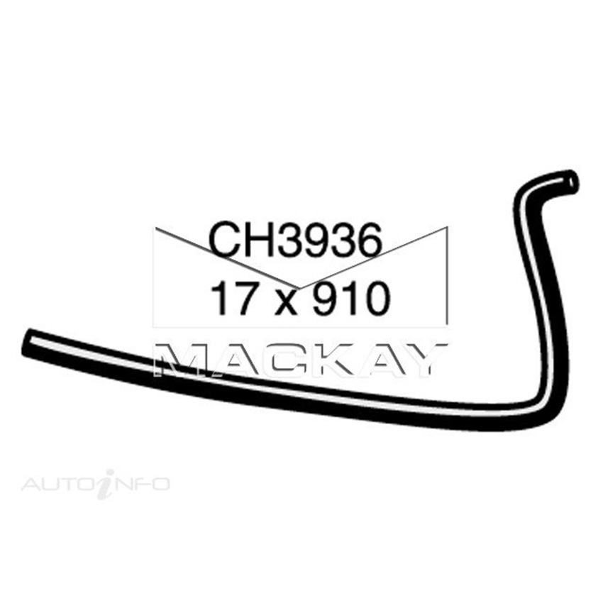 CH3936 Heater Hose for Jeep Grand Cherokee ZG 4.0L I6 Petrol Manual / Auto