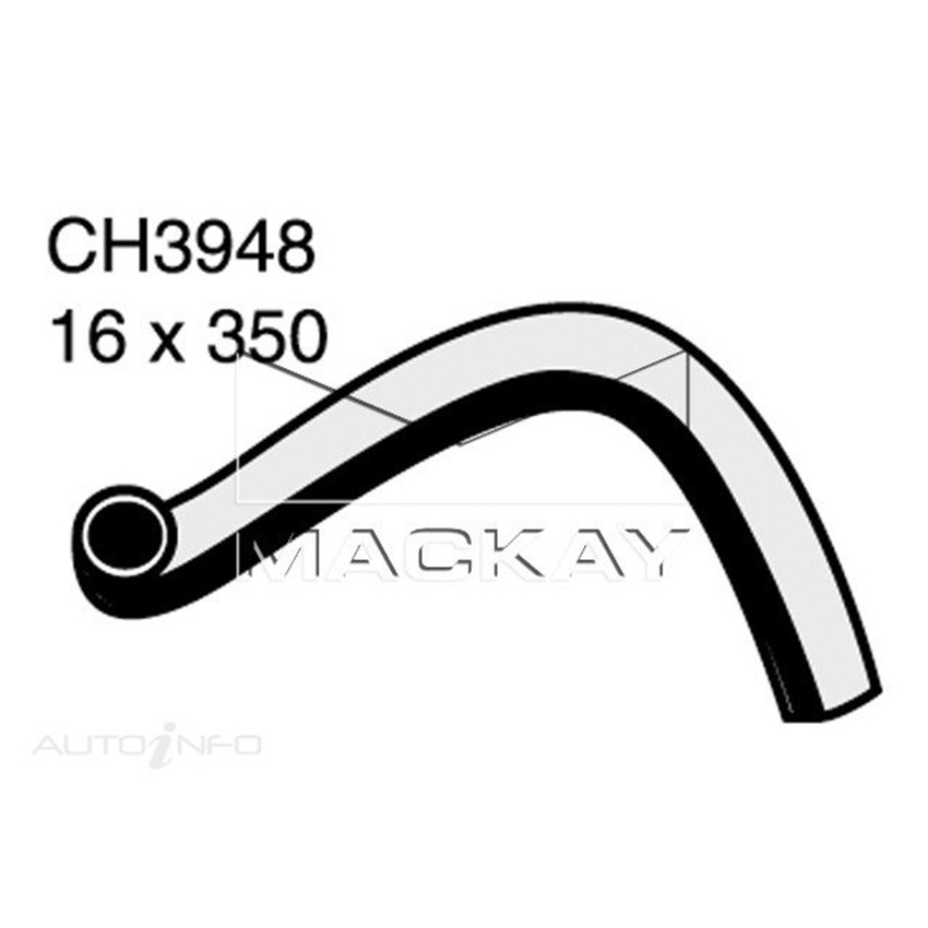 CH3948 Heater Hose for Mitsubishi Pajero NJ 3.0L V6 Petrol Manual / Auto Mackay