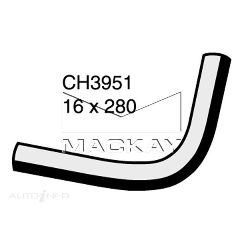 Mackay Heater Hose For Toyota Hiace LH100R 2.4L I4 Manual/Auto -CH3951