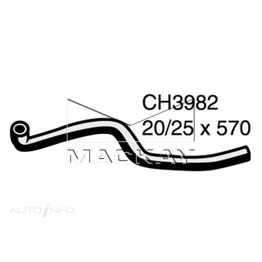 Mackay Heater Hose For Volkswagen Golf Type 2 1.8L Petrol Manual & Auto CH3982