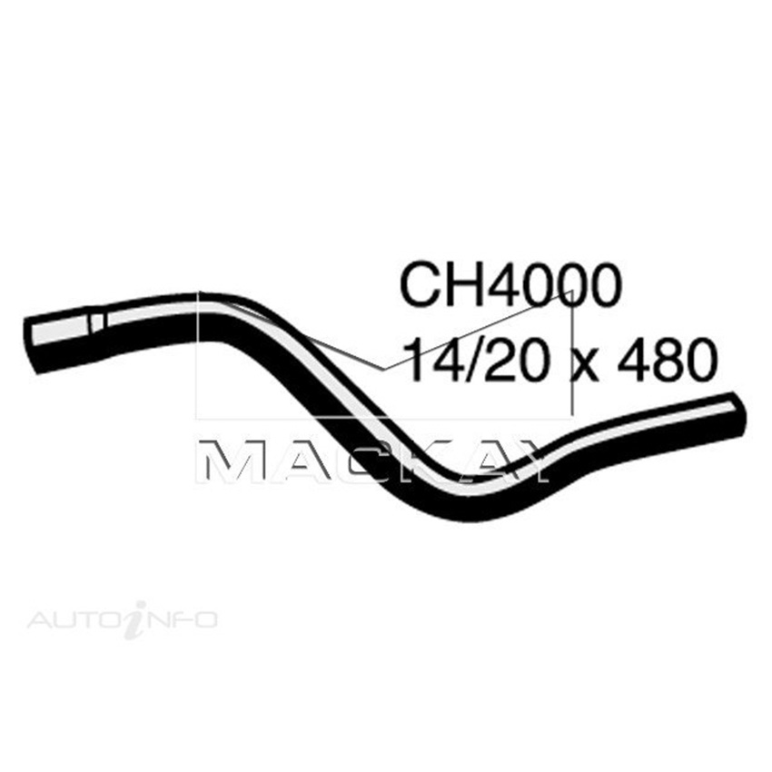 Mackay Heater Hose For OPEL Kadett 1.6 1.7 Diesel 16D DA 17D Da Outlet  CH4000