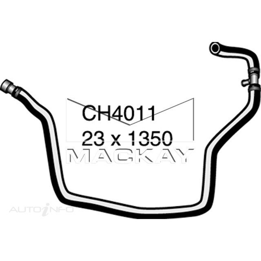 CH4011 Heater Hose For Ford FIESTA WP WQ 1.6L I4 Petrol Manual & Auto Mackay