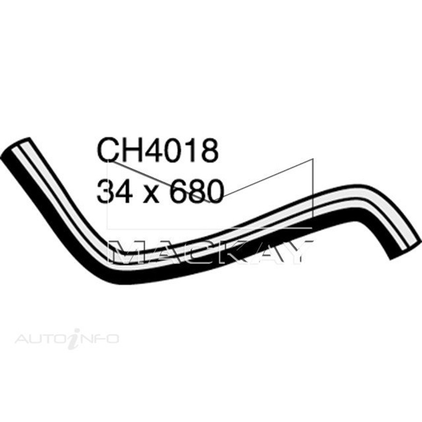 Mackay Radiator Lower Hose For Mitsubishi 380 DB 3.8L V6 Petrol Manual/Auto