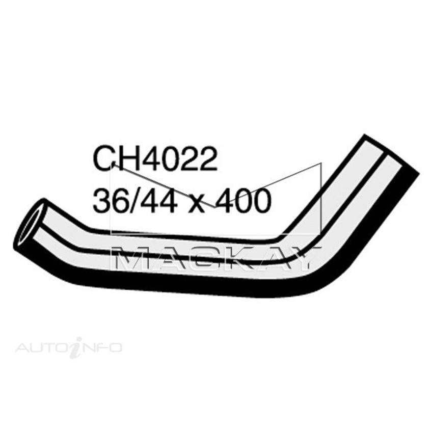 Mackay CH4022 Radiator Lower Hose For Jeep Wrangler TJ 4.0L I6 Ptl Manual/Auto