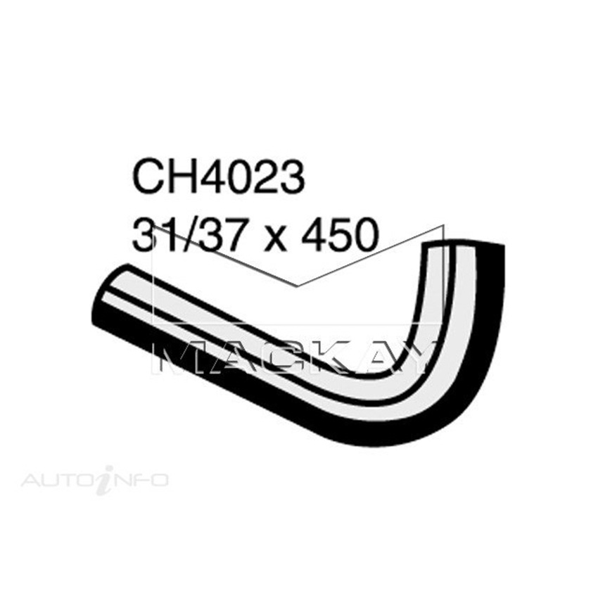 Mackay CH4023 Radiator Upper Hose For Jeep Wrangler TJ 4.0L I6 Ptl Manual/Auto