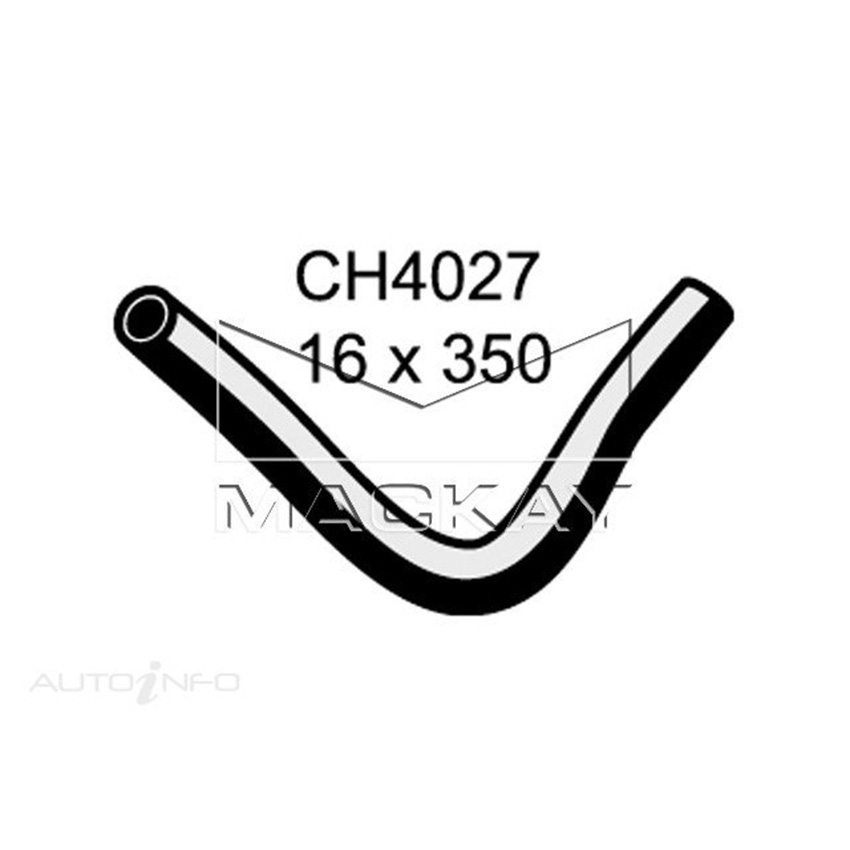 Mackay Heater Hose For Mitsubishi Triton MK - 2.4L Petrol - Manual & Auto