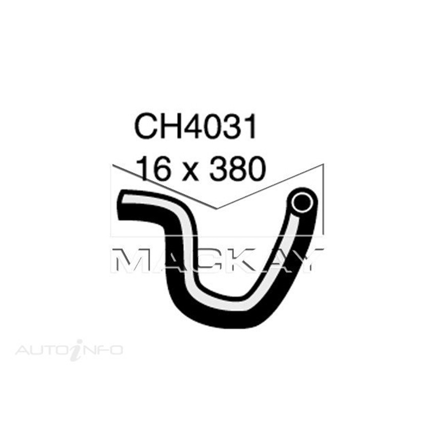 Mackay Heater Hose For Mitsubishi Triton ME 2.6L Petrol Manual / Auto  CH4031