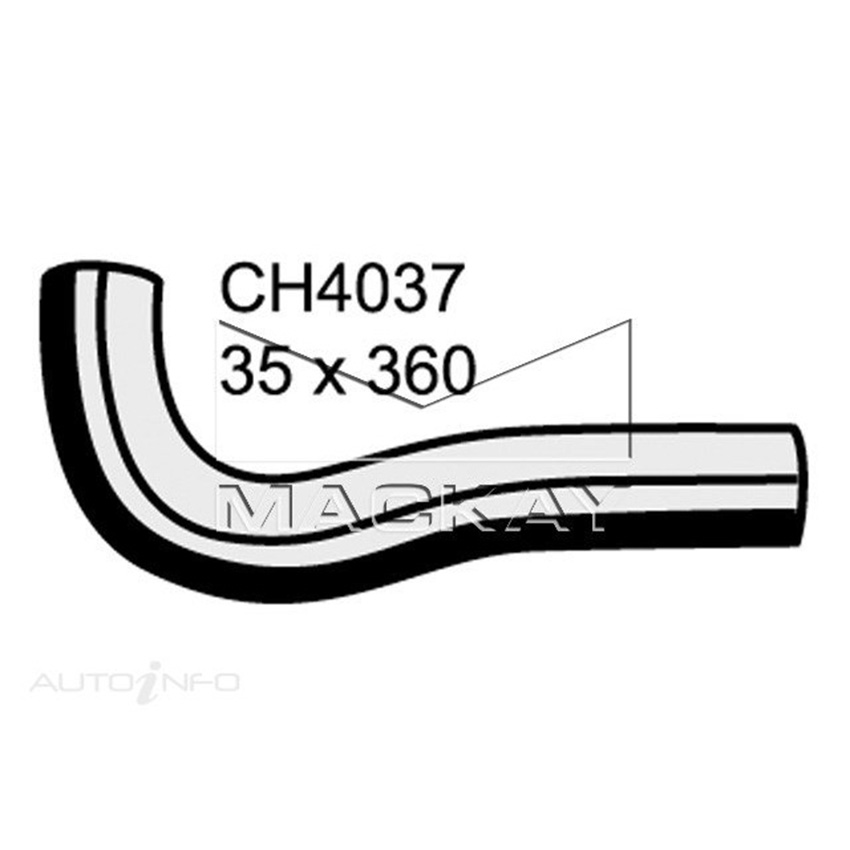  CH4037 Radiator Upper Hose For Mitsubishi Triton MK 2.8L I4 Turbo Dsl Man&Auto