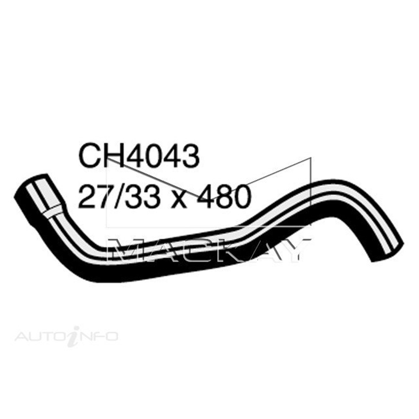 Mackay CH4043 Radiator Lower Hose For Nissan Pulsar N15 1.6L I4 Ptl Man&Auto