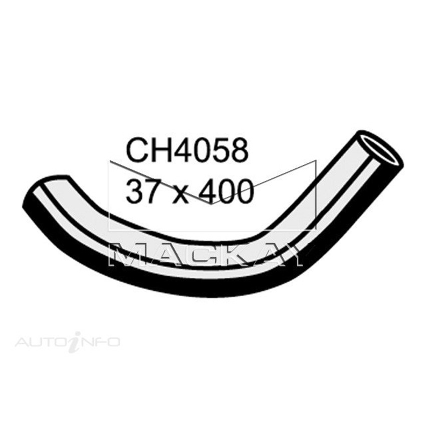 Mackay Radiator Upper Hose For Holden Rodeo RA 3.5L V6 Petrol Manual/Auto