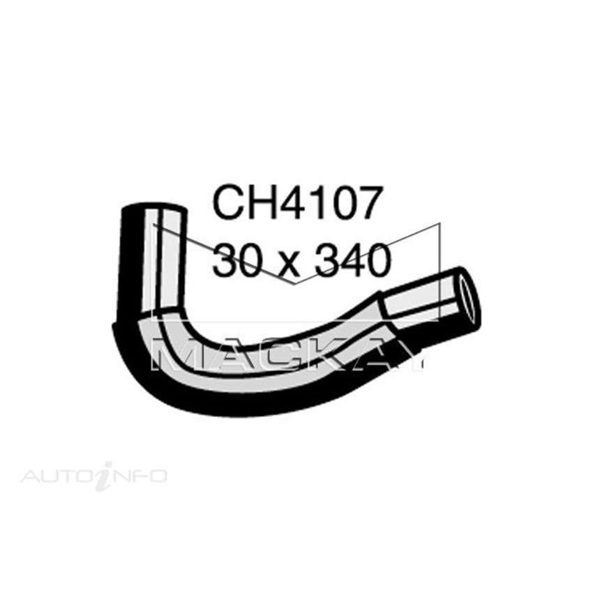 Mackay CH4107 Radiator Upper Hose For Toyota Yaris NCP90R 1.3L I4 Ptl Man&Auto