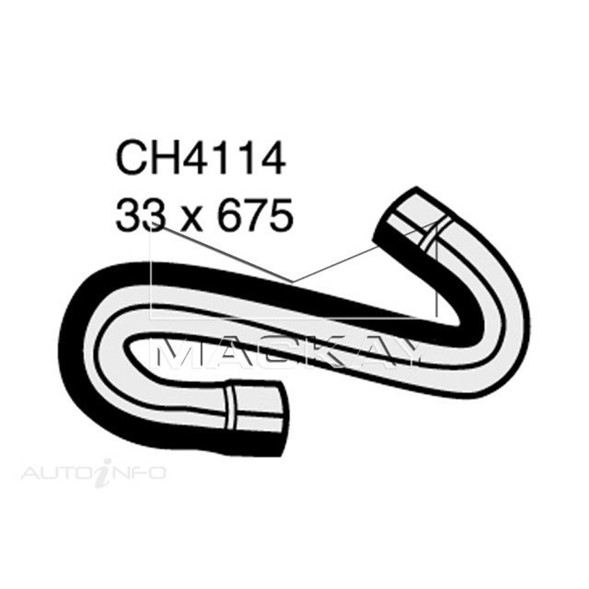 Mackay Radiator Upper Hose For Holden Astra TS 1.8L Petrol Manual/Auto - CH4114